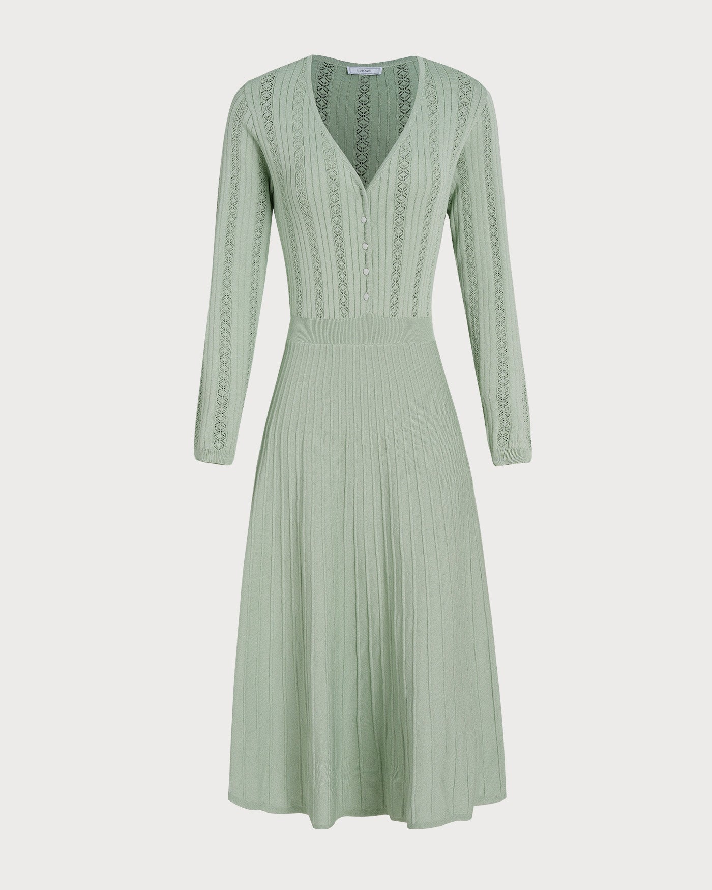 Women's Knitted Viscose Sweater Dress Dresses - RIHOAS
