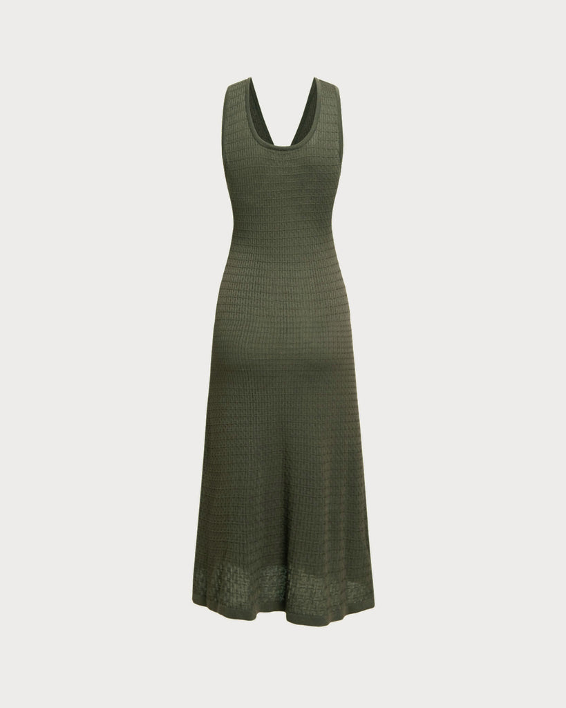 Women's Knitted Viscose Sweater Dress Dresses - RIHOAS