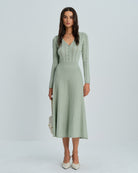 Women's Knitted Viscose Sweater Dress Dresses - RIHOAS