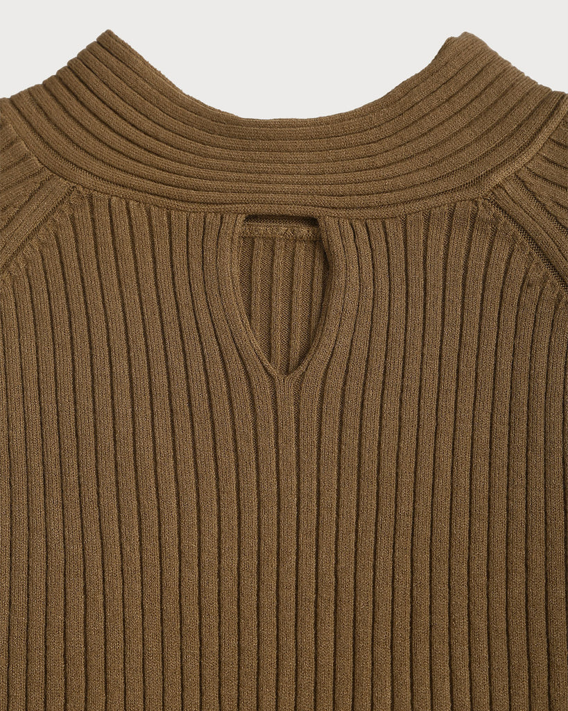 Women's Knitted Viscose Sweater Dress Dresses - RIHOAS