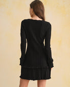 Women's Knitted Viscose Sweater Dress Dresses - RIHOAS