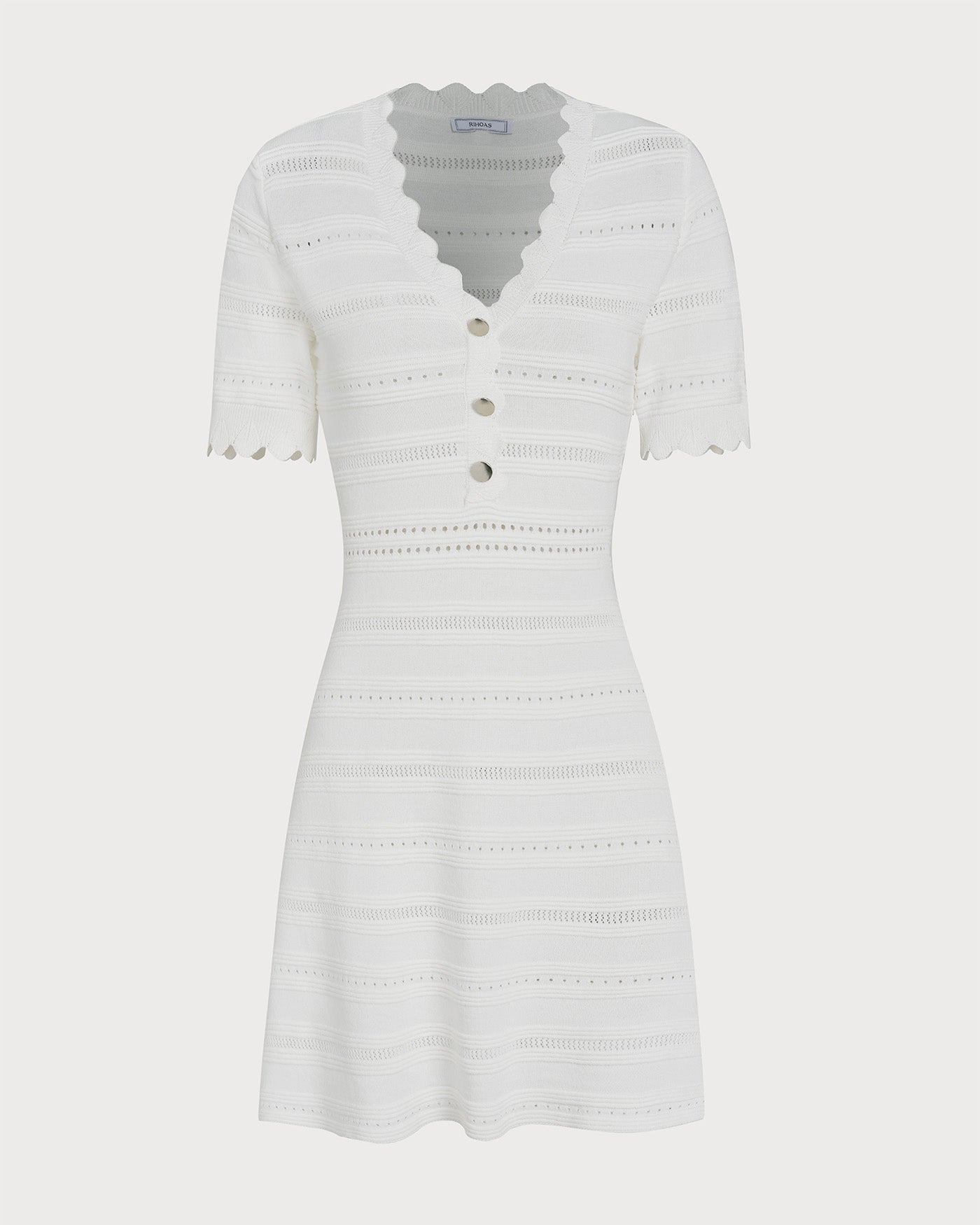 Women's Knitted Viscose Sweater Dress Dresses - RIHOAS