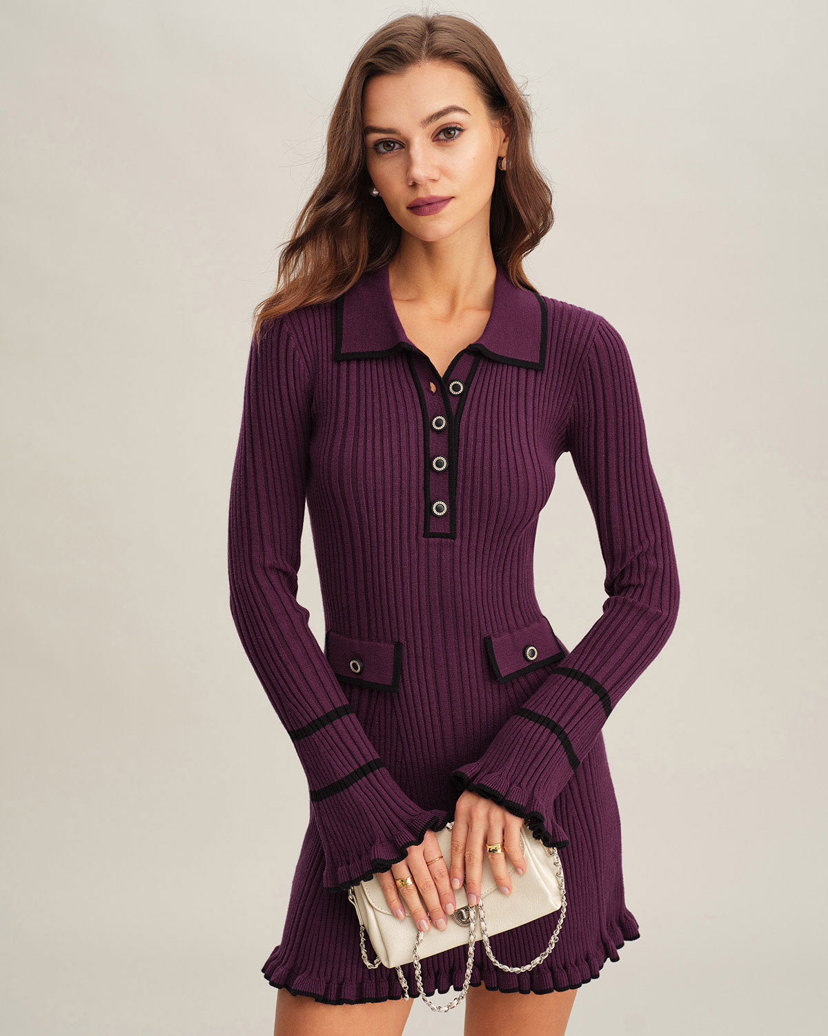 slim fit dress slacks Cold Shoulder Layered Bell Sleeve Dresses slim fit dress slacks Cold Shoulder Layered Bell Sleeve Dresses