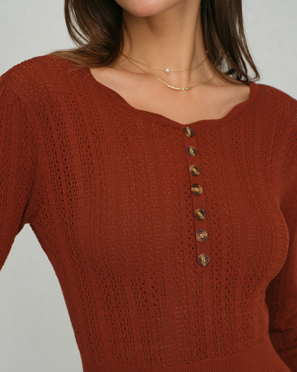 Women's Knitted Viscose Sweater Dress Dresses - RIHOAS