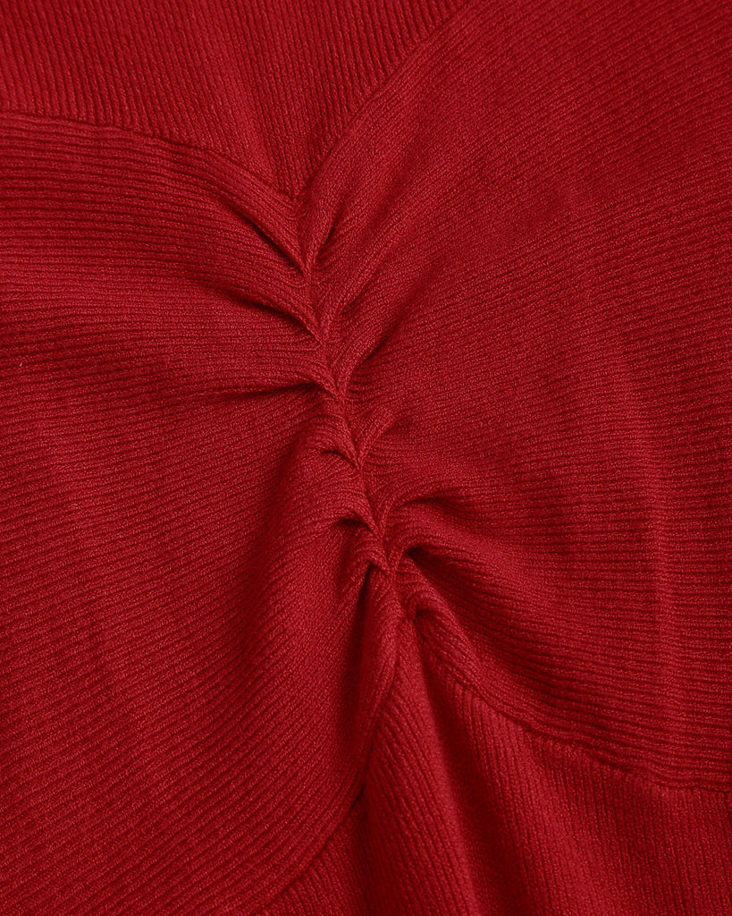 Women's Knitted Viscose Sweater Dress Dresses - RIHOAS