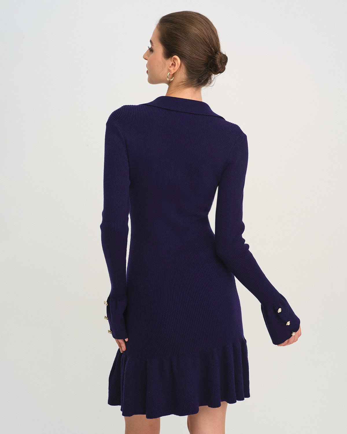 Women's Knitted Viscose Sweater Dress Dresses - RIHOAS