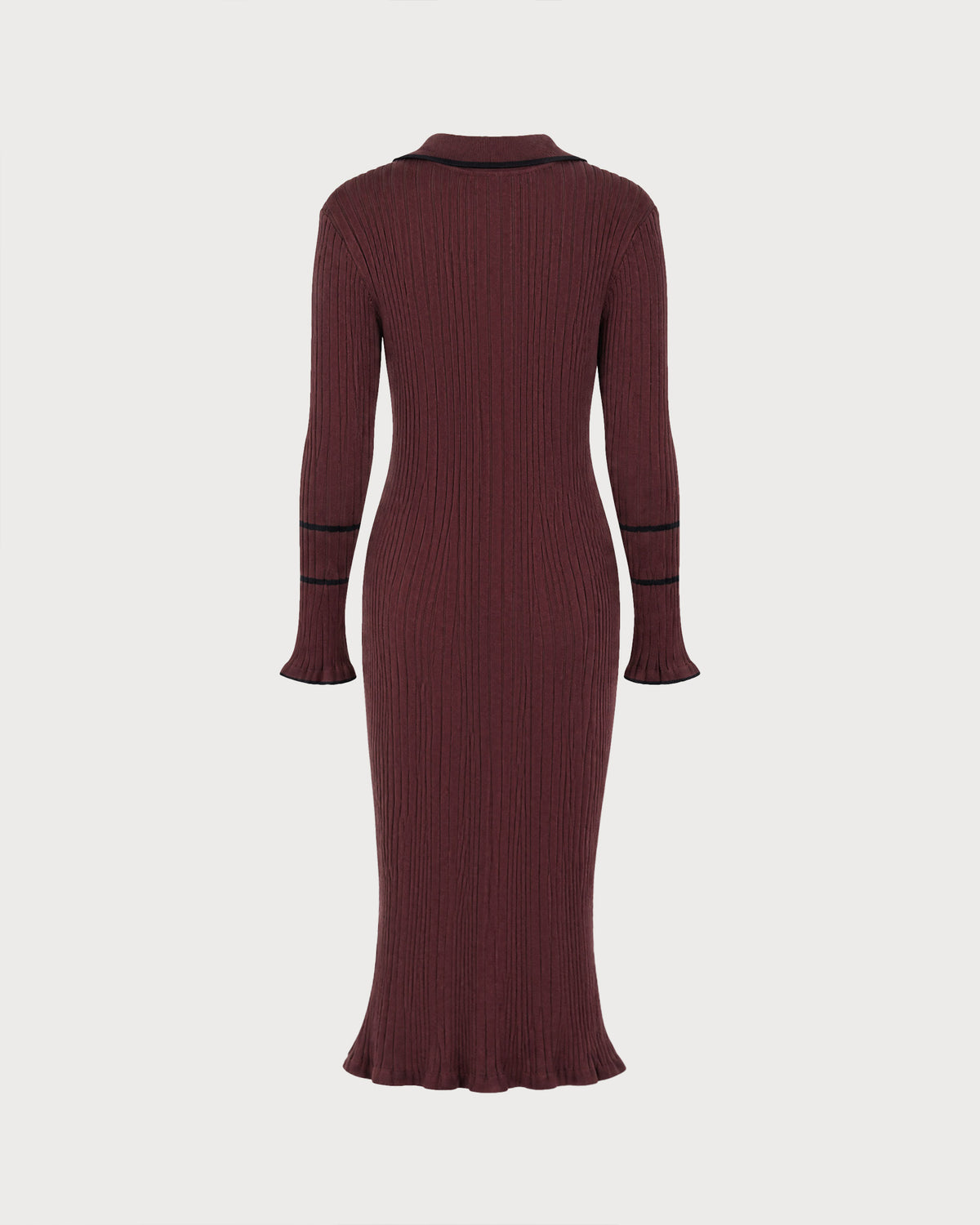 Women's Knitted Viscose Sweater Dress - RIHOAS - 02