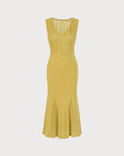 Women's Knitted Viscose Sweater Dresses - RIHOAS - 07