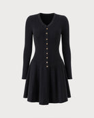 Women's Knitted Viscose Sweater Dresses - RIHOAS