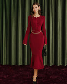 Women's Knitted Viscose Sweater Dresses Dresses - RIHOAS