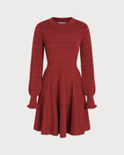 Women's Knitted Viscose Sweater Dresses Dresses - RIHOAS
