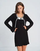 Women's Knitted Viscose Sweater Dresses Dresses - RIHOAS