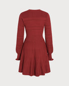 Women's Knitted Viscose Sweater Dresses Dresses - RIHOAS