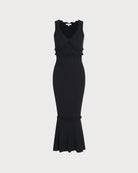 Women's Knitted Viscose Sweater Dresses Dresses - RIHOAS