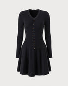 Women's Knitted Viscose Sweater Dresses - RIHOAS