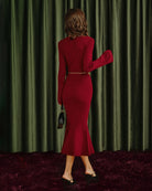 Women's Knitted Viscose Sweater Dresses Dresses - RIHOAS