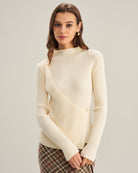 Women's Knitted Viscose Sweater Tops - RIHOAS