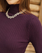 Women's Knitted Viscose Sweater Tops - RIHOAS