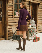 Women's Knitted Viscose Sweater Tops - RIHOAS