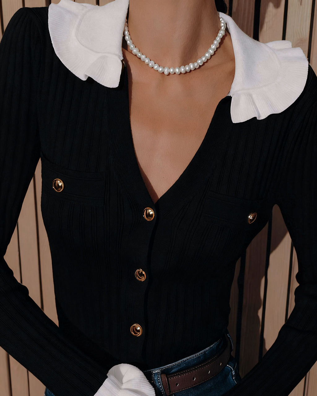 Women's Knitted Viscose Sweater Tops - RIHOAS