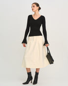 Women's Knitted Viscose Sweater Tops - RIHOAS