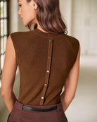 Women's Knitted Viscose Sweater Tops - RIHOAS
