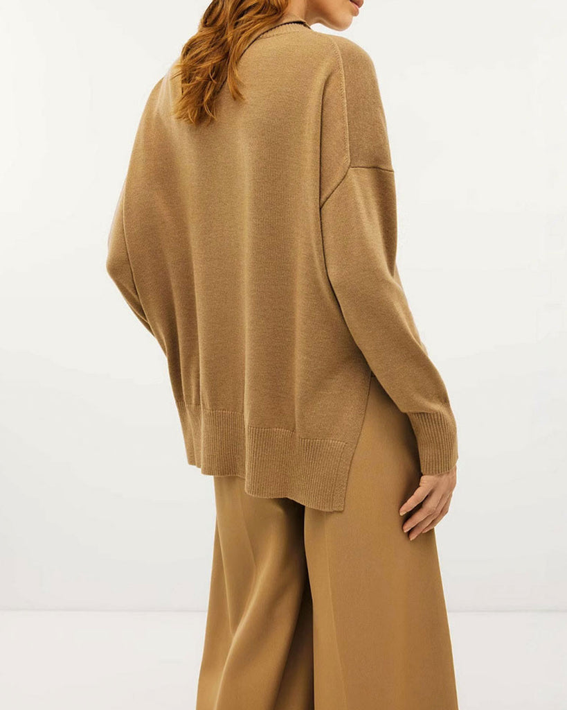 Women's Knitted Viscose Sweater Tops - RIHOAS