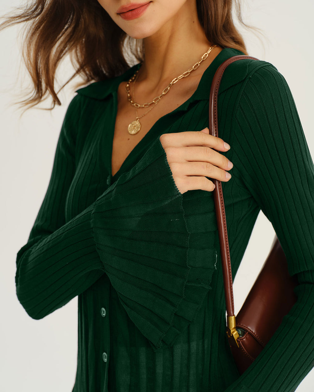 Women's Knitted Viscose Sweater Tops - RIHOAS