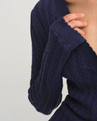 Women's Knitted Viscose Sweater Tops - RIHOAS