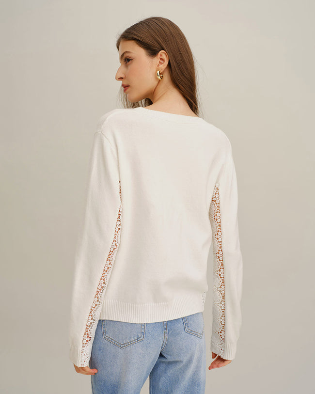 Women's Knitted Viscose Sweater Tops - RIHOAS