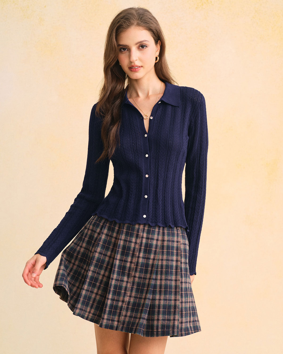 Women's Knitted Viscose Sweater Tops - RIHOAS