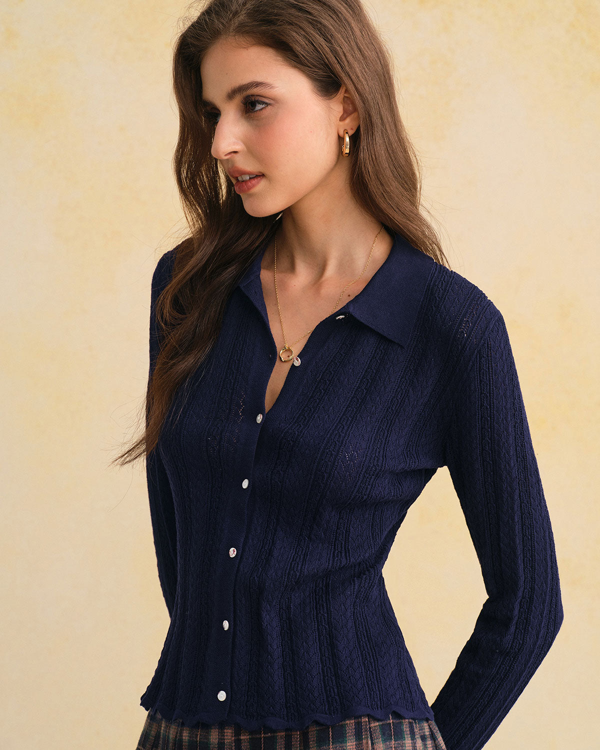 Women's Knitted Viscose Sweater Tops - RIHOAS