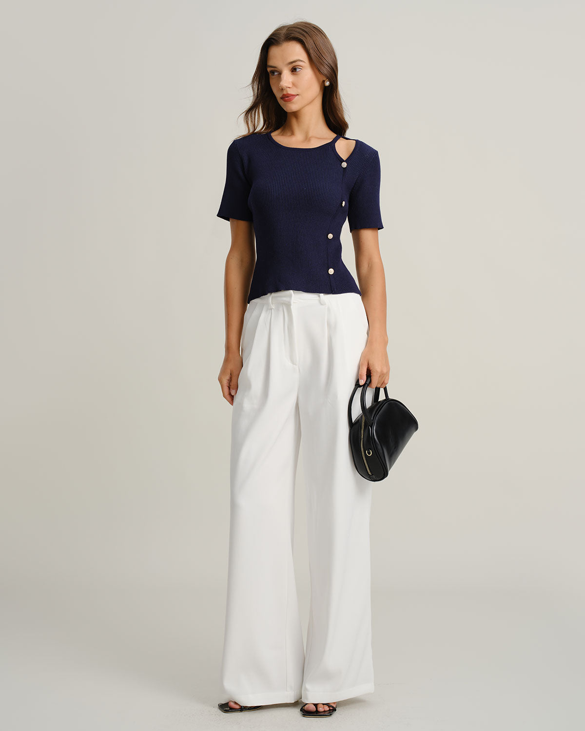 Women's Knitted Viscose Sweater Tops - RIHOAS