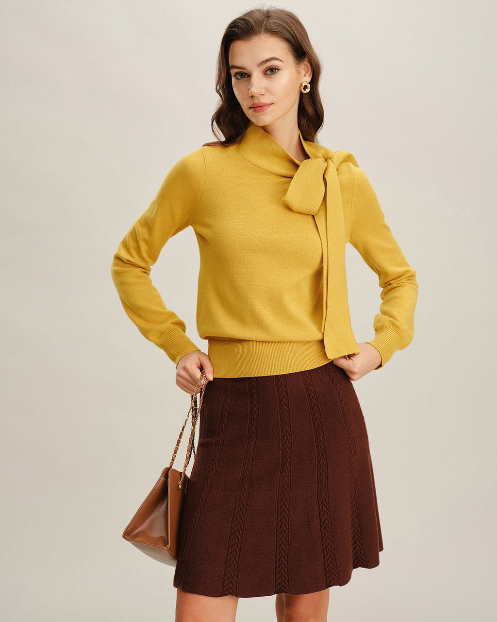 Women's Knitted Viscose Sweater Tops - RIHOAS