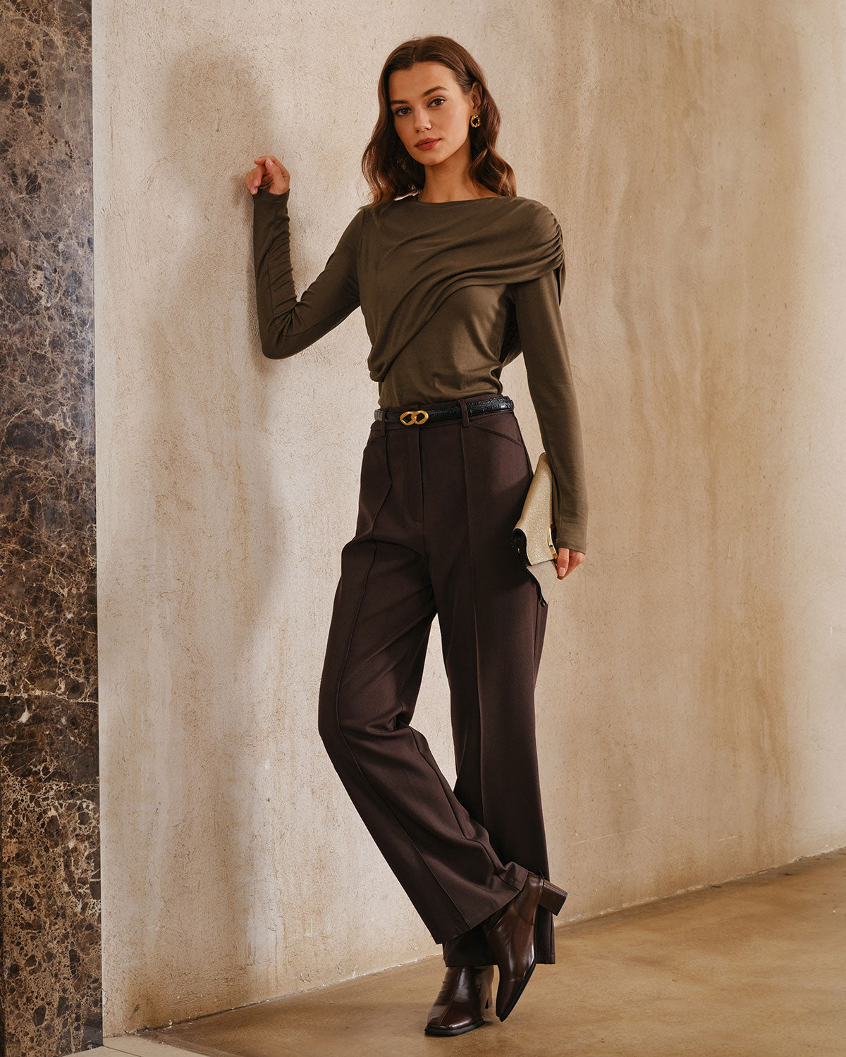 Women's Knitted Viscose T-Shirt Tops - RIHOAS