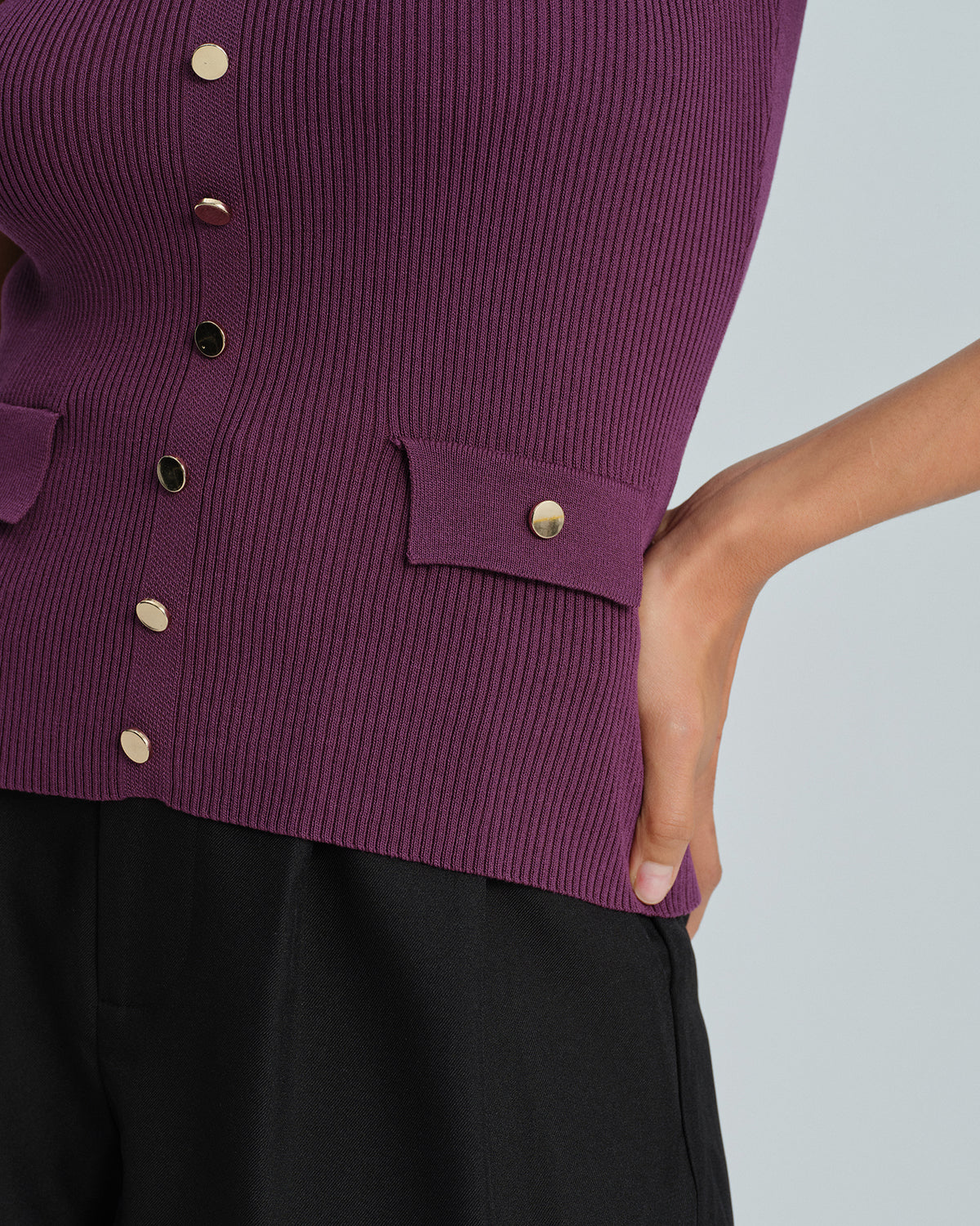 Women's Knitted Viscose Tank Tops Tops - RIHOAS