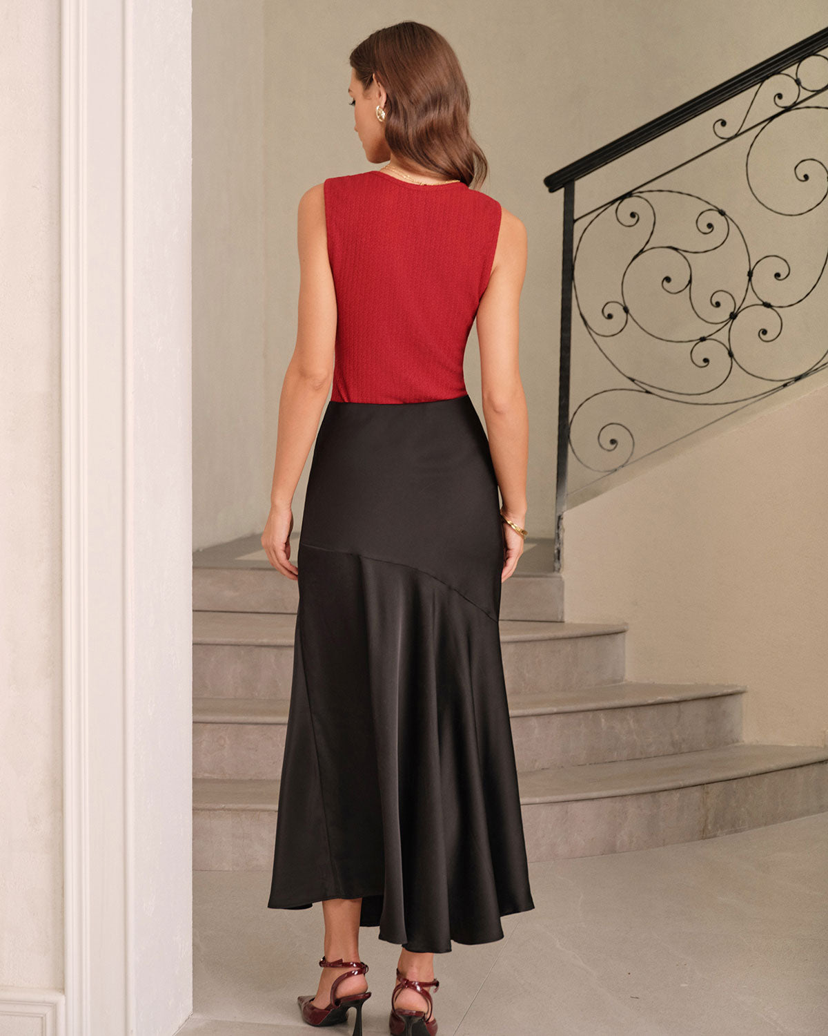 Women's Knitted Viscose Tank Tops Tops - RIHOAS