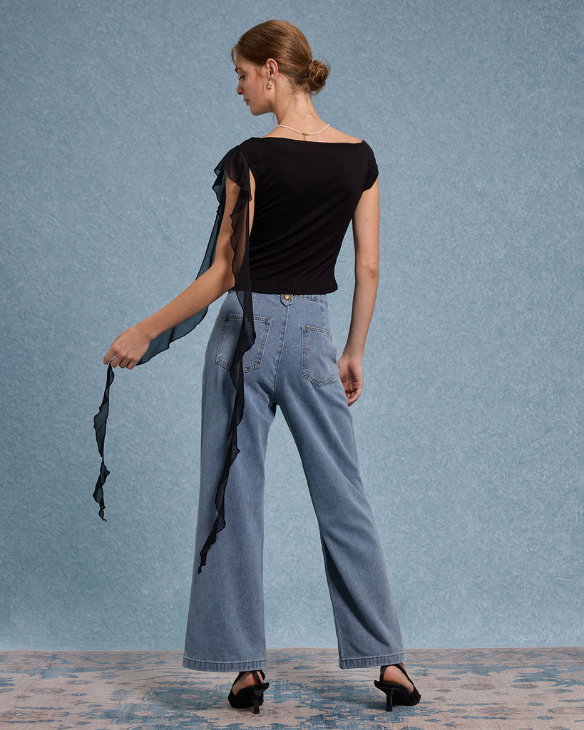 Women's Knitted Viscose Tees Tops - RIHOAS