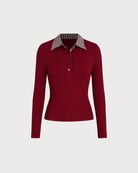 Women's Knitted Viscose Tees Tops - RIHOAS