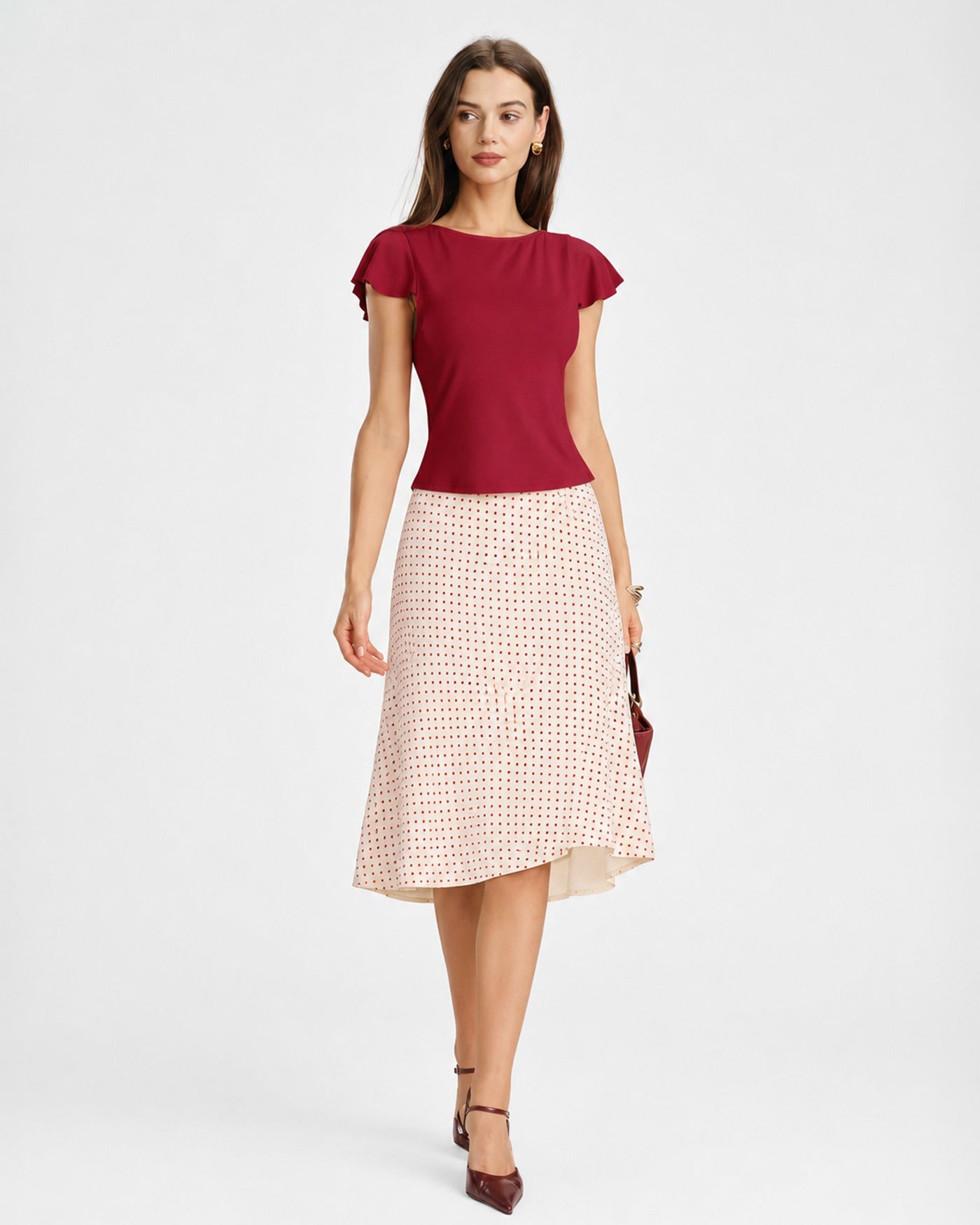 Women's Knitted Viscose Tees Tops - RIHOAS
