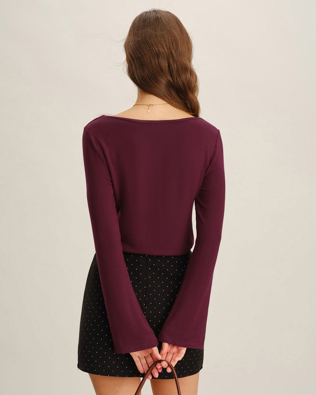 Women's Knitted Viscose Tees Tops - RIHOAS
