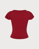 Women's Knitted Viscose Tees Tops - RIHOAS