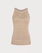 Women's Knitted Viscose Top Tops - RIHOAS