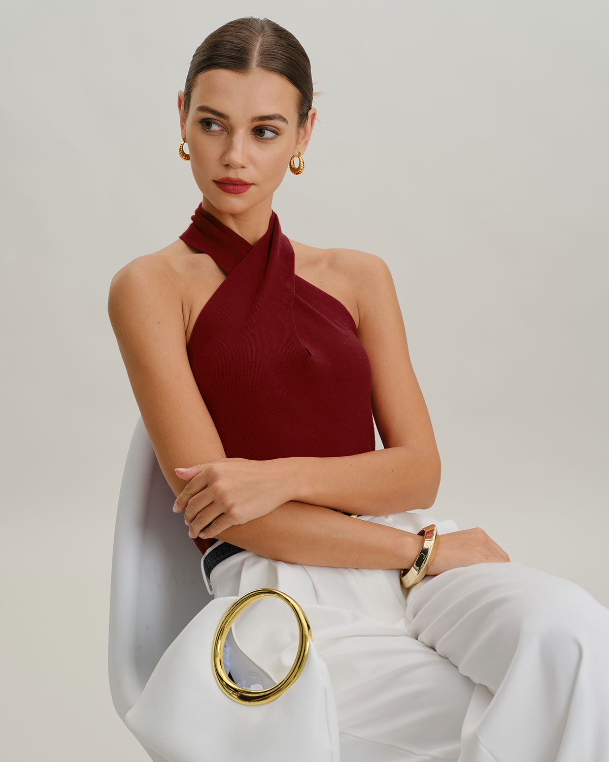 Women's Knitted Viscose Vest Tops - RIHOAS