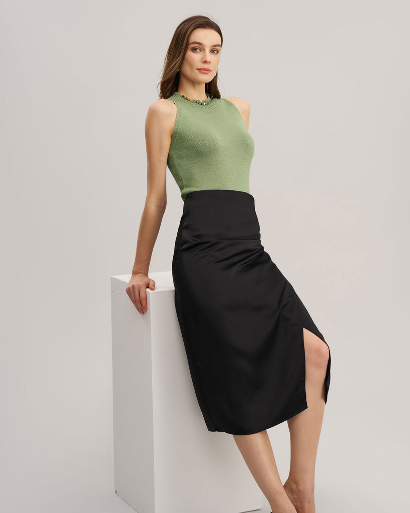 Women's Knitted Viscose Vest Tops - RIHOAS