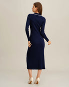Women's Knitted Viskose Dresses Dresses - RIHOAS