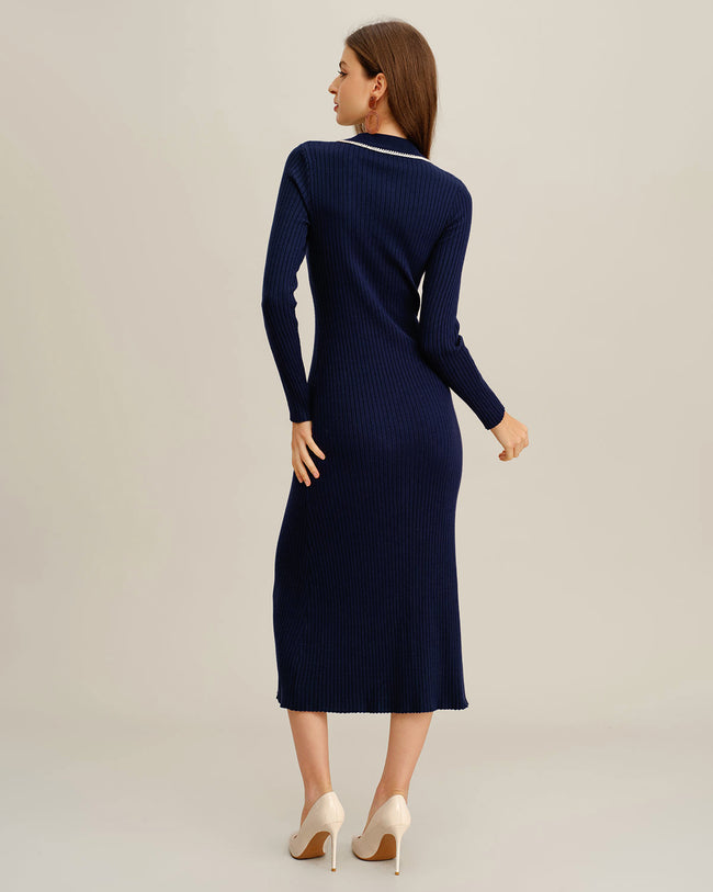 Women's Knitted Viskose Dresses Dresses - RIHOAS