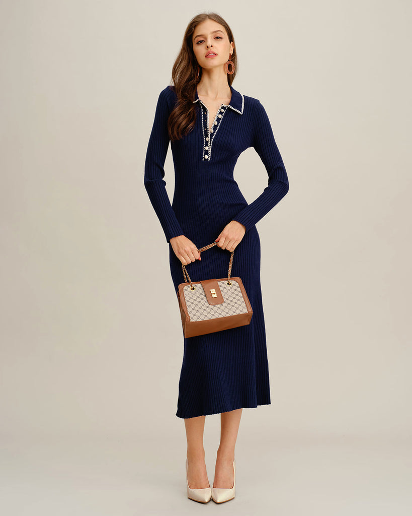 Women's Knitted Viskose Dresses Dresses - RIHOAS