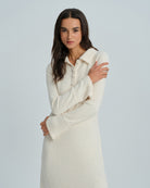 Women's Knitted Wool Midi Dress Dresses - RIHOAS