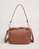 Women's Leather Handbags Caramel - RIHOAS